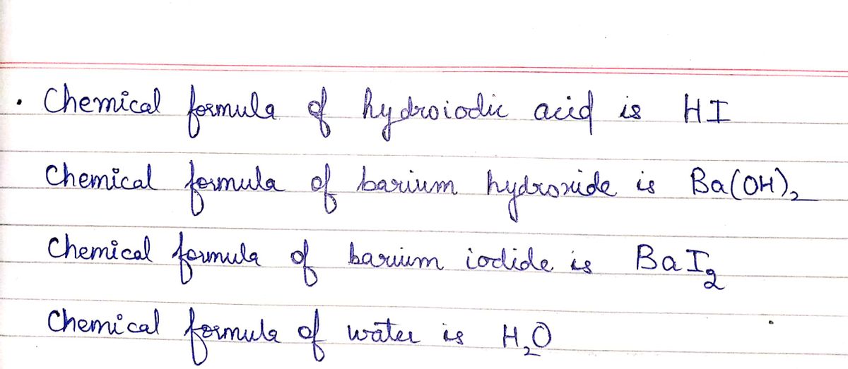 Chemistry homework question answer, step 1, image 1